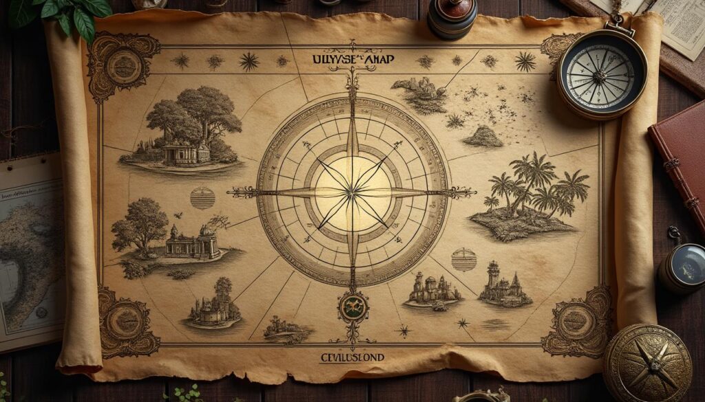 plongez dans la carte d'ulysse et découvrez un voyage captivant à travers les mythes et légendes de 2025, alliant histoire ancienne et aventures modernes.