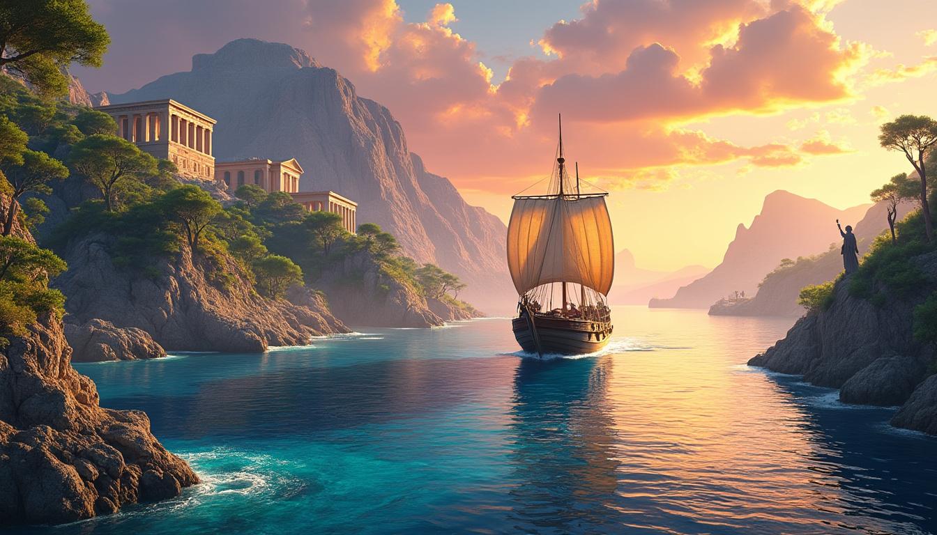 explorez les itinéraires légendaires d'ulysse à travers la grèce antique et plongez dans un voyage mythique riche en histoire et en aventure.