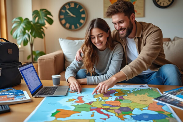 explorez l'europe en 2025 avec un budget de 600 euros pour deux personnes. astuces et conseils pour un voyage inoubliable à petit prix.